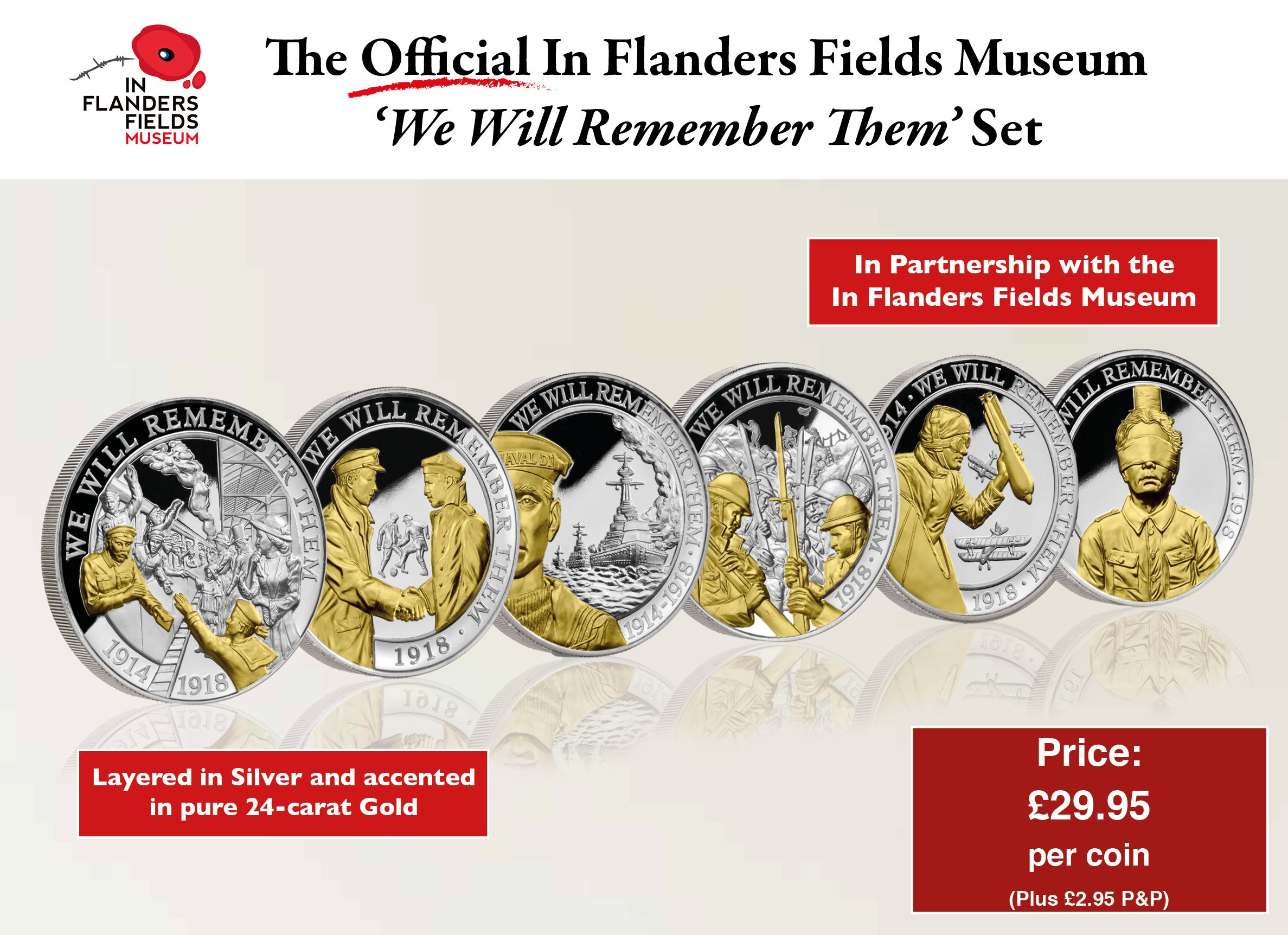 WWI Centenary IFFM Coin Collection 
