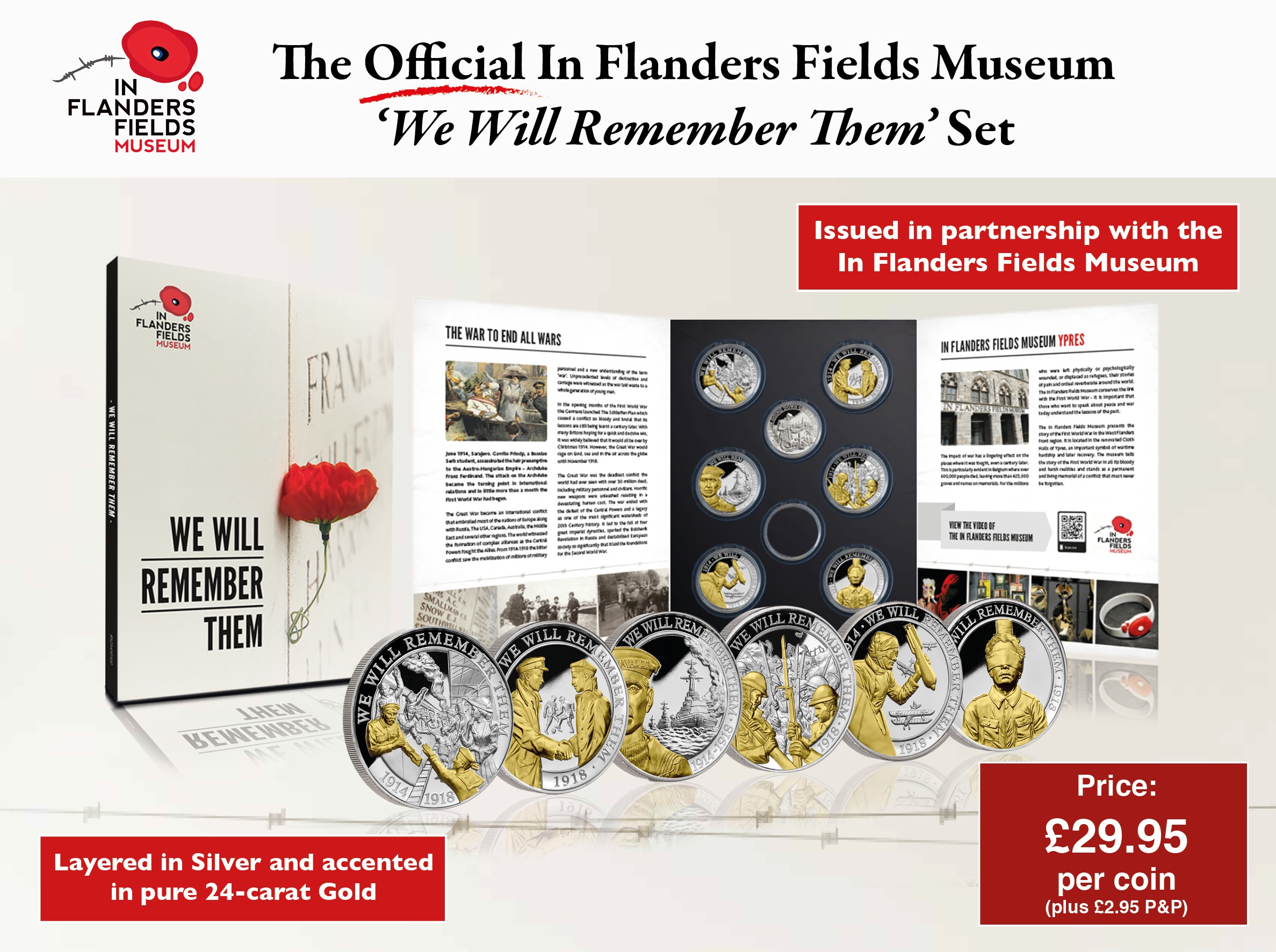 WWI Centenary IFFM Coin Collection 