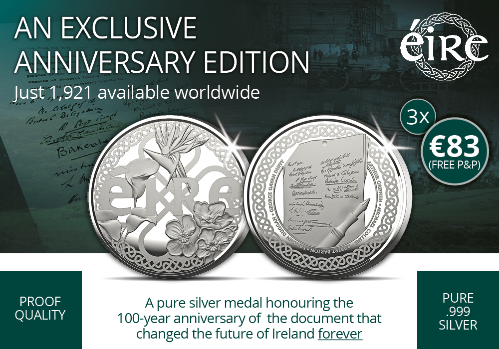 The 100 Years Treaty 2 oz Silver Medal