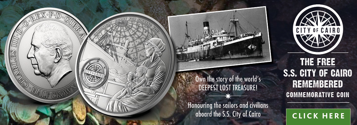 The S.S. City of Cairo Commemorative Free Coin