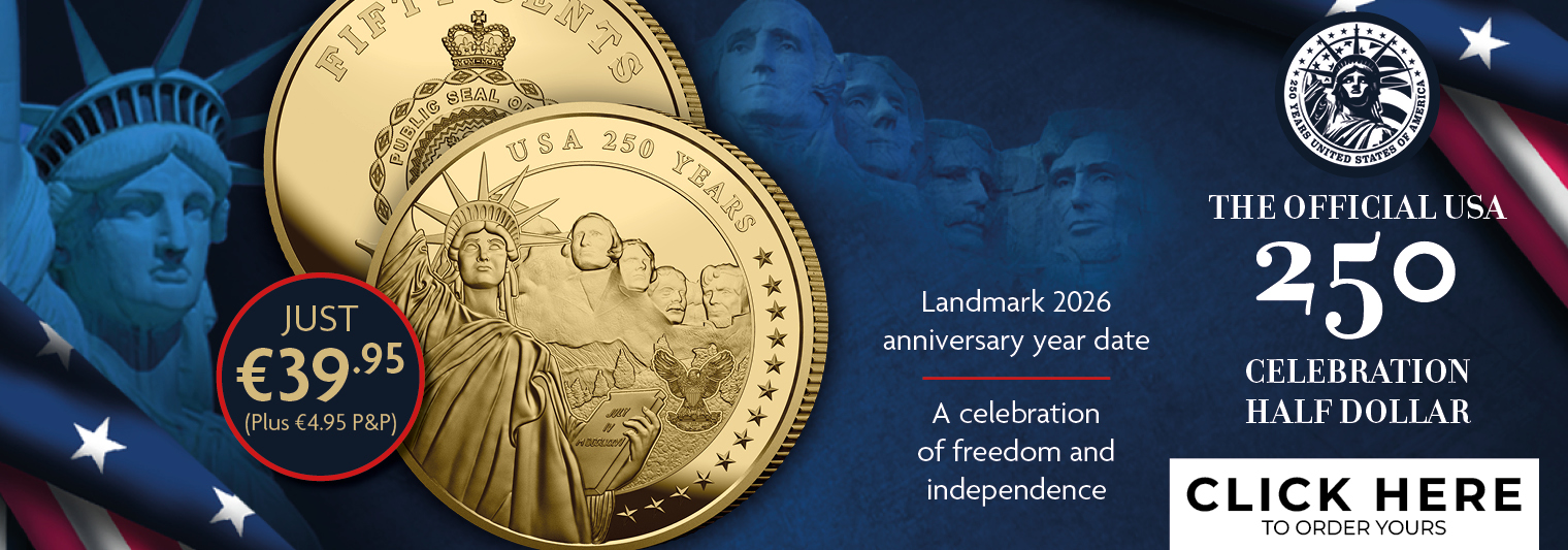 USA 250 Celcbration Gold Layered Coin