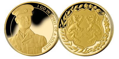 Michael Collins: The Man Behind a Nation 1/10 oz Gold Medal 