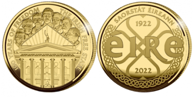 The 100 Years of Freedom 'The Easter Rising' Gold Layered Medal