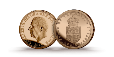 '200 Years of the Shield Sovereign' Brilliant Uncirculated Gold One-Eighth Sovereign