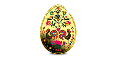The 2023 Easter Egg Shaped 'Pisanki' Coin
