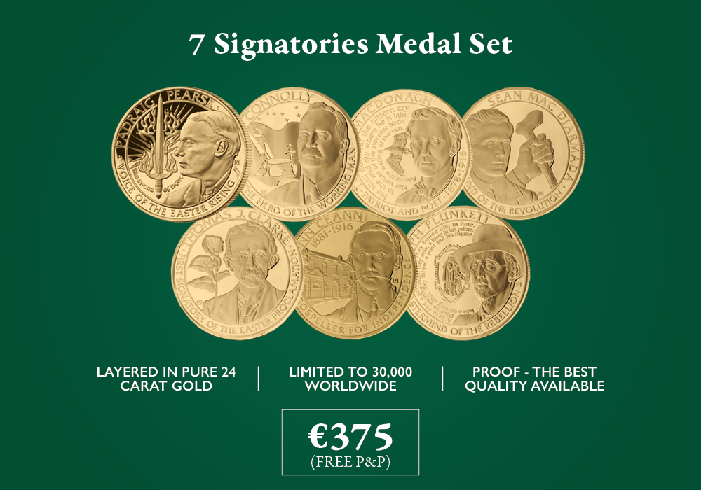 7 Signatories Medal Set | The Dublin Mint Office