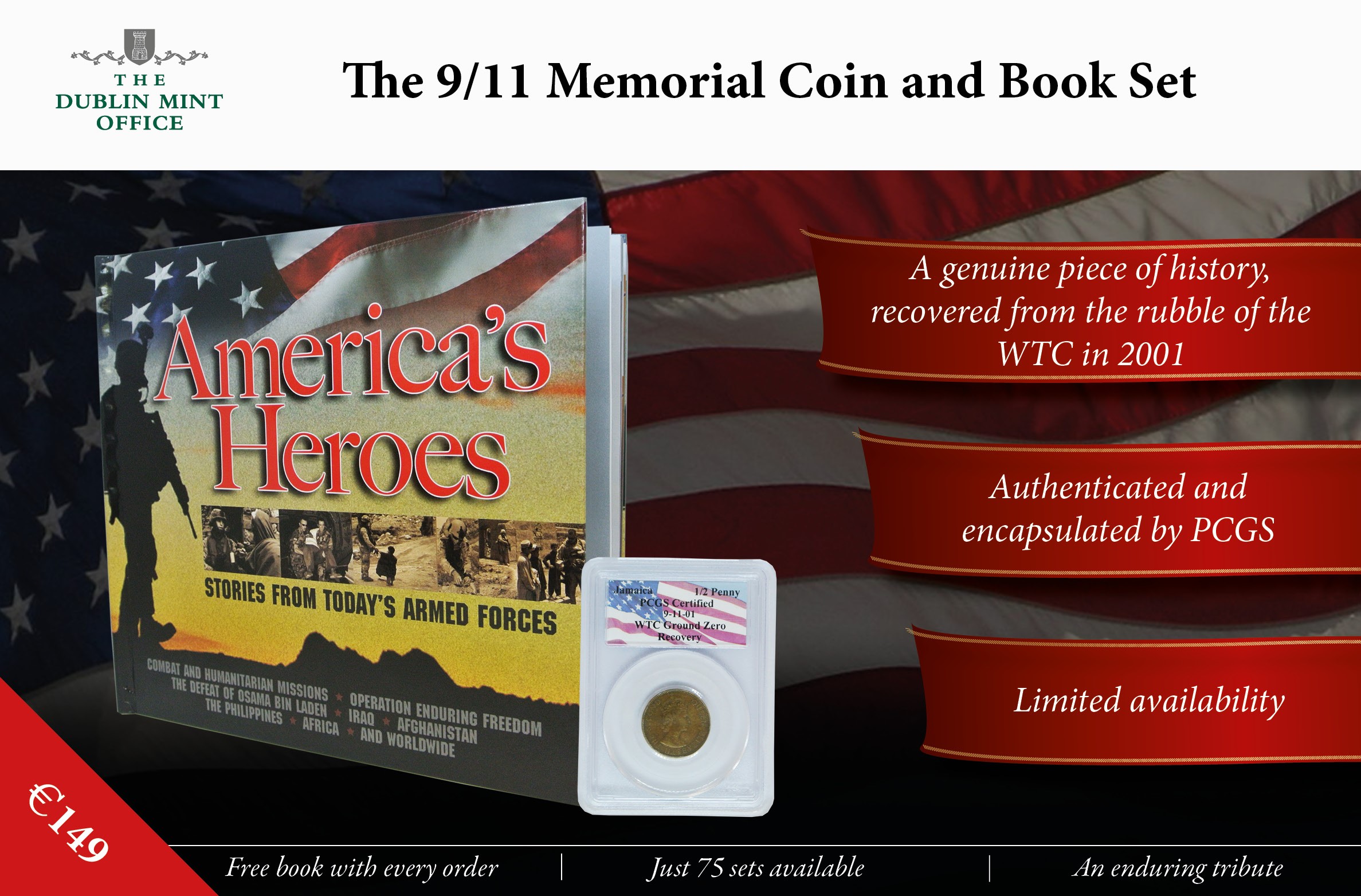 The 9/11 Memorial Coin and Book Set