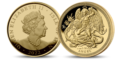 The 2022 1/10 oz Pure 24-carat Gold Angel