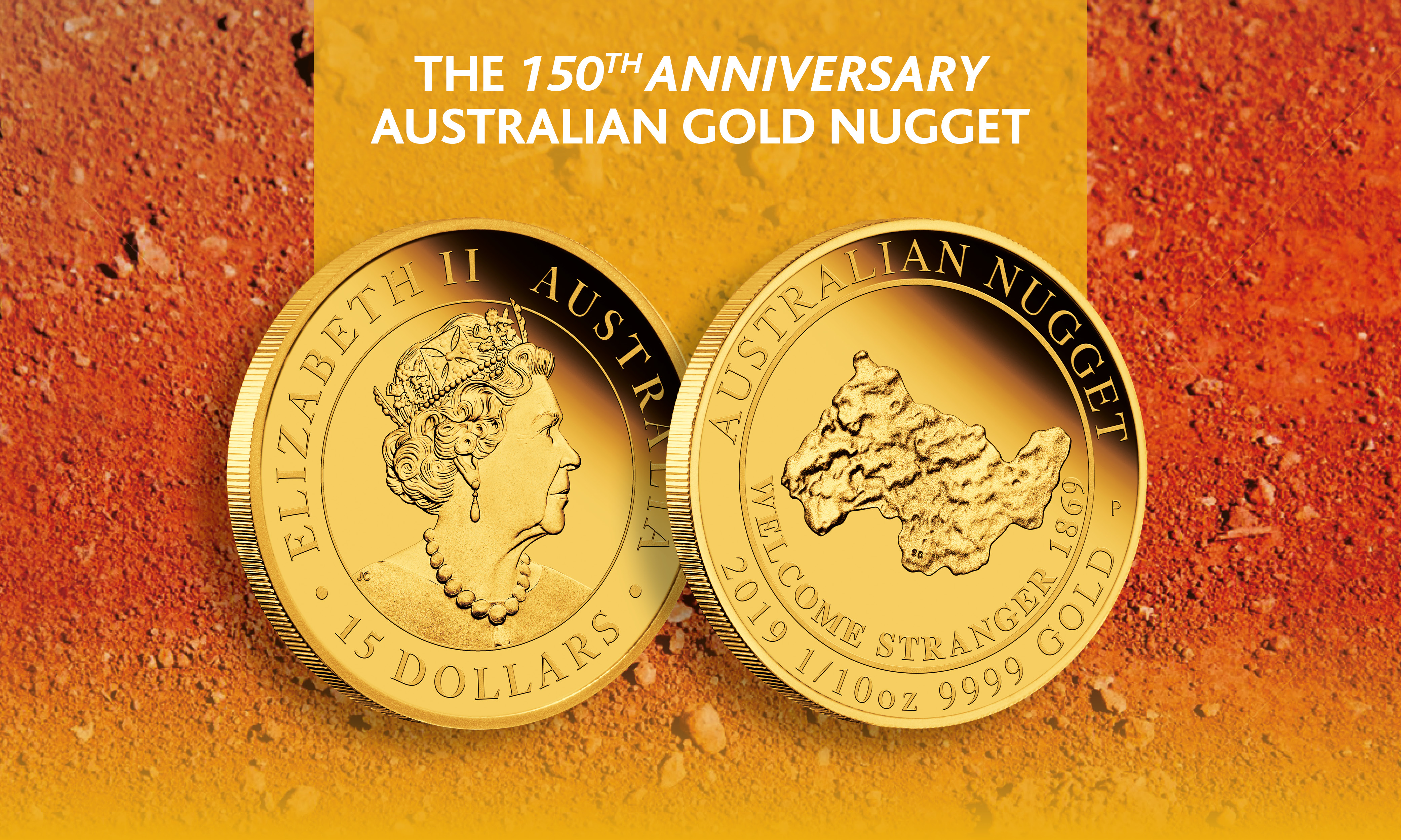 The Australian 1/10oz Gold Nugget 