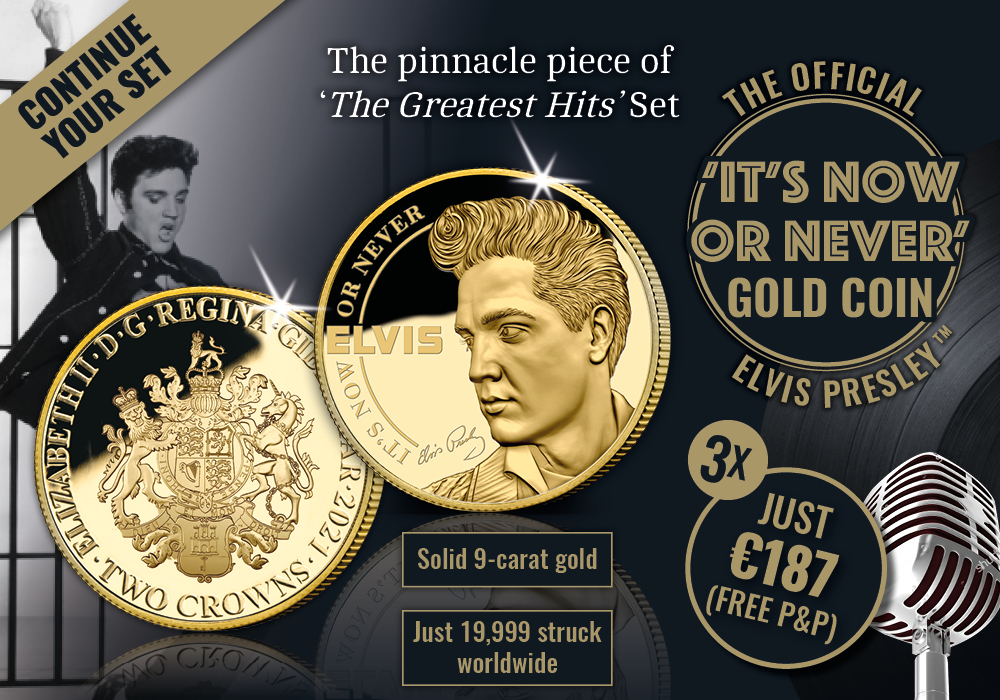 The Elvis Presley 'It's Now or Never' Gold Coin