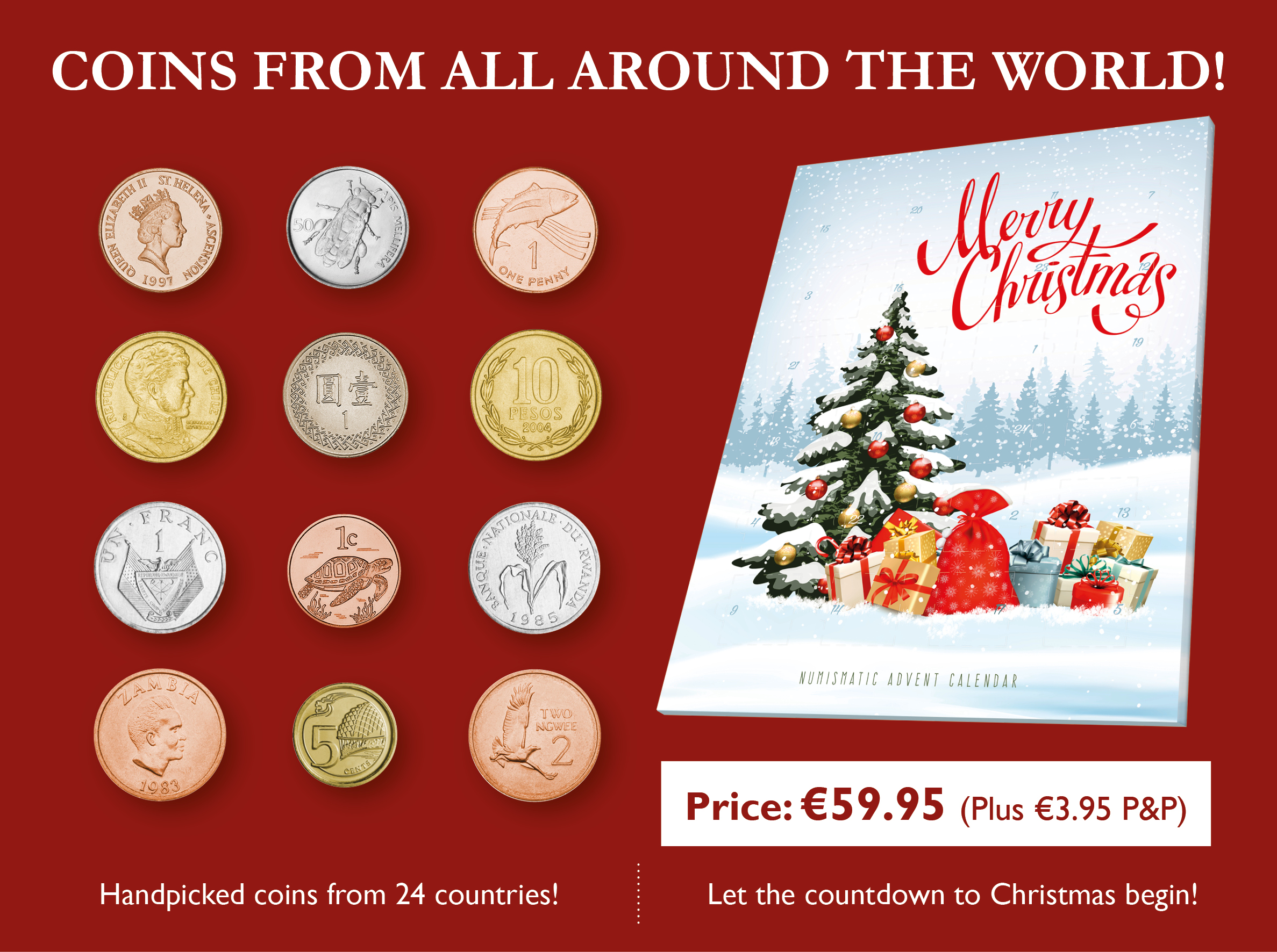 Christmas Coins of the World Advent Calendar