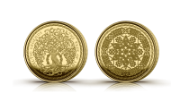 The Celtic Legends 'Tree of Life' Gold Layered Medal