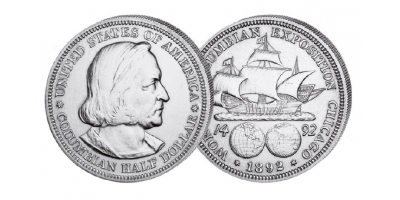 The United States Columbian Exposition 1892 - 1893 Silver Half Dollar
