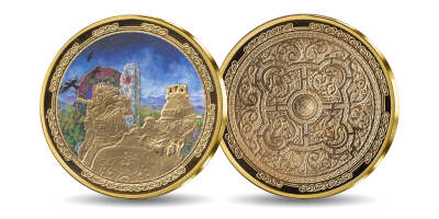 The Myths & Legends 'Cú Chulainn' Gold Layered Medal 