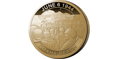 The Official Merchant Navy Association D-Day 75 Omaha Beach Coin