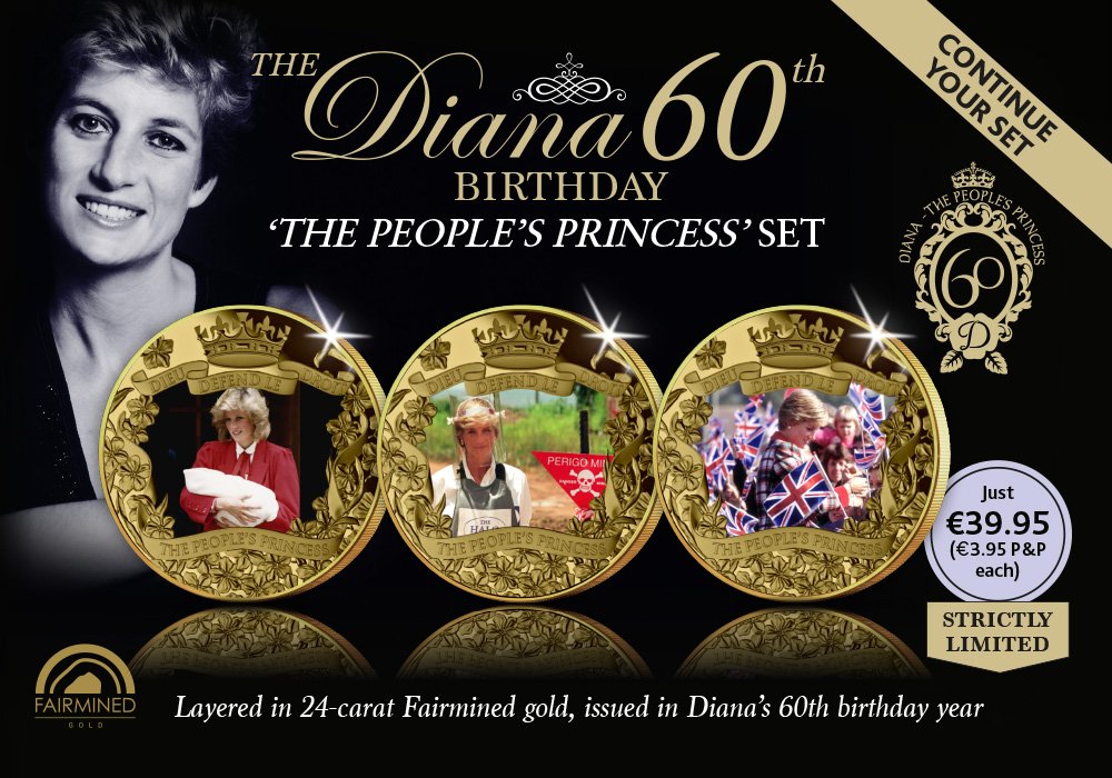The Diana 60th Birthday Coin Set