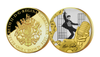 The Official Elvis Presley 'Jailhouse Rock' Gold Layered Coin