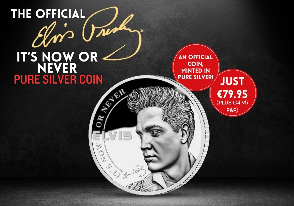 The Official Elvis Presley ‘It’s Now or Never’ Silver Coin