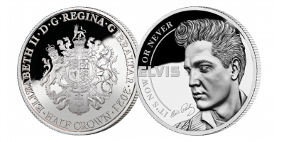 The Elvis Presley 'It's Now or Never' Pure Silver Coin