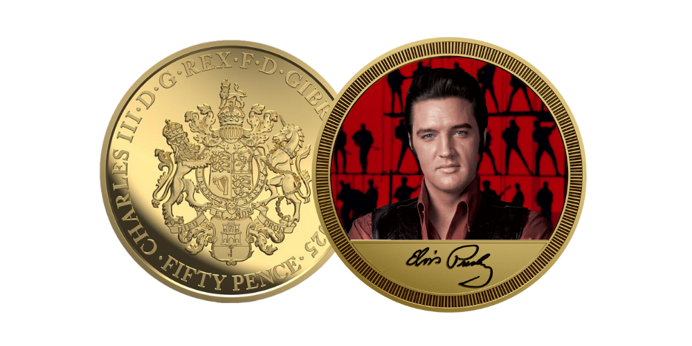 Elvis Presley 1/200th oz Pure Gold Coin 