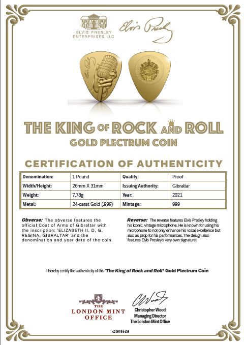 elvis_gold_plec_certificate