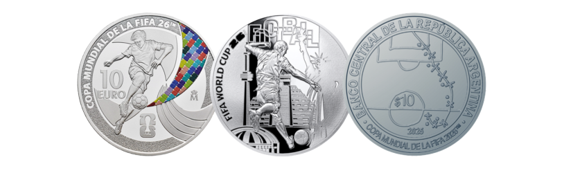 The 'FIFA World Cup 2026' Three-Coin Sliver Collection