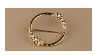 The Forget-Me-Not 'Wreath' Brooch in solid 9-carat Gold
