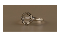 The Forget-Me-Not 'Wreath' Silver Ring