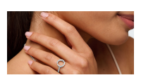 The Forget-Me-Not 'Wreath' Silver Ring (SIZE M)