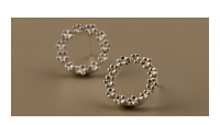 The Forget-Me-Not 'wreath' Silver Stud Earrings