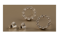 The Forget-Me-Not 'wreath' Silver Stud Earrings