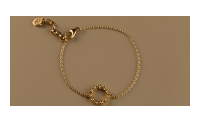 The Forget-Me-Not 'Wreath' Solid 9-carat Gold Bracelet