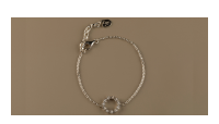 The Forget-Me-Not 'Wreath' Silver Bracelet