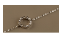 The Forget-Me-Not 'Wreath' Silver Bracelet