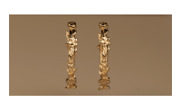 The Forget-Me-Not 'Wreath' Hoop Earrings in solid 9-carat Gold