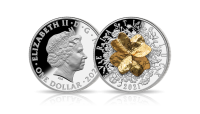  four leaf clover silver coin