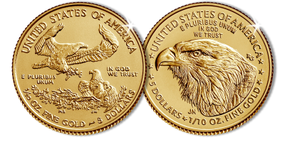 The 35th Anniversary of the U.S Eagle Two-Coin Gold Set