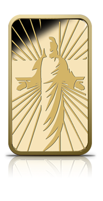 The 'He Has Risen' Pure 24-carat Gold Ingot The 'He Has Risen' Pure 24-carat Gold Ingot