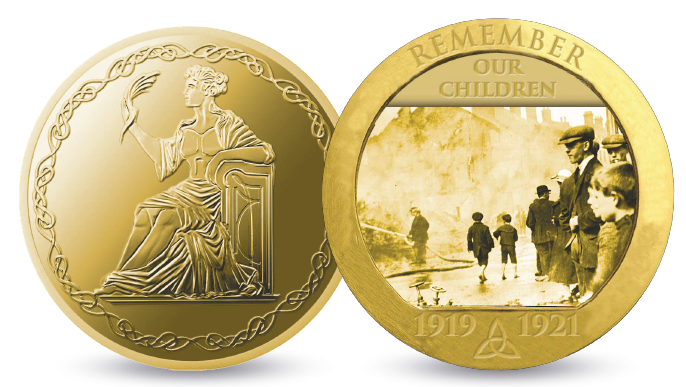The Irish War of Independence 'Remember our Children' Photographic Medal