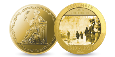 The Irish War of Independence 'Remember our Children' Photographic Medal