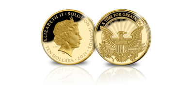 The John F. Kennedy 'Man Behind the Monogram' $10 Gold Coin