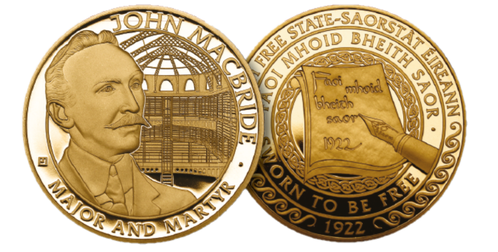   John MacBride Gold commemoration Medal