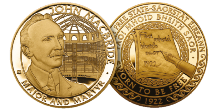 John MacBride Gold commemoration Medal John MacBride Gold commemoration Medal
