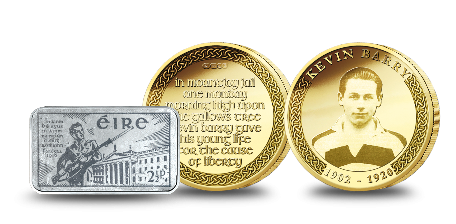 Kevin_Barry_Medal_and_ingot Kevin_Barry_Medal_and_ingot