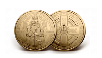   The Mythical Kings and Queens of Ireland 'King Brian Boru' Gold Layered Coin