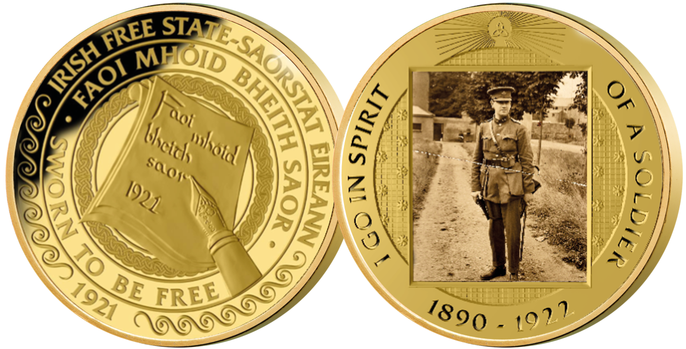 The Michael Collins Path to Freedom 'Spirit of a Soldier' Medal