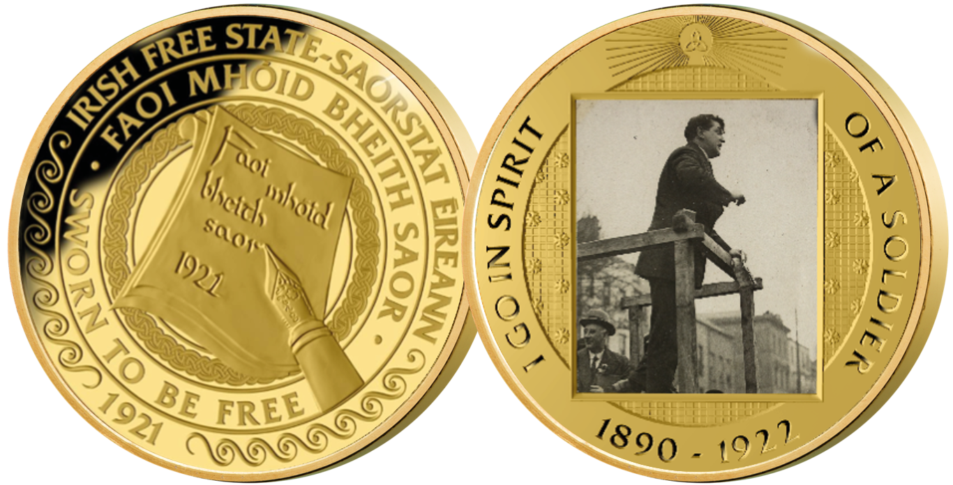 The Michael Collins Path to Freedom 'Sleeping spirit of Ireland' Medal