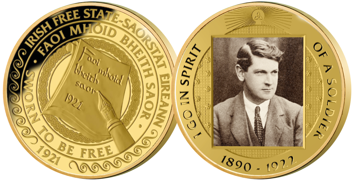 Michael Collins Path to Freedom PPU Medal Michael Collins Path to Freedom PPU Medal