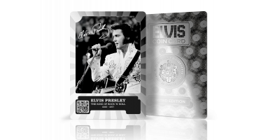 The Official Elvis Presley King of Rock 'n' Roll Limited Edition Coin Card