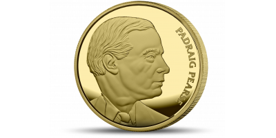 The Padraig Pearse Pure 24-carat Gold Proof Quality Coin 